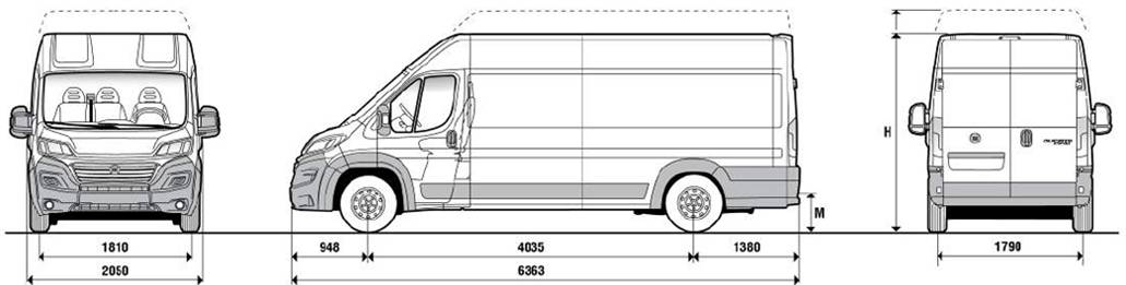 Размеры фургона Фиат Дукато: все, что вам нужно знать
